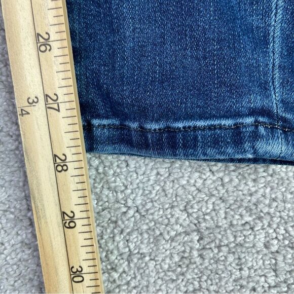 Ayr The Chiller Jeans Women’s 26* Blue Skinny Mid-Rise Dark Denim Stretch - Picture 11 of 13